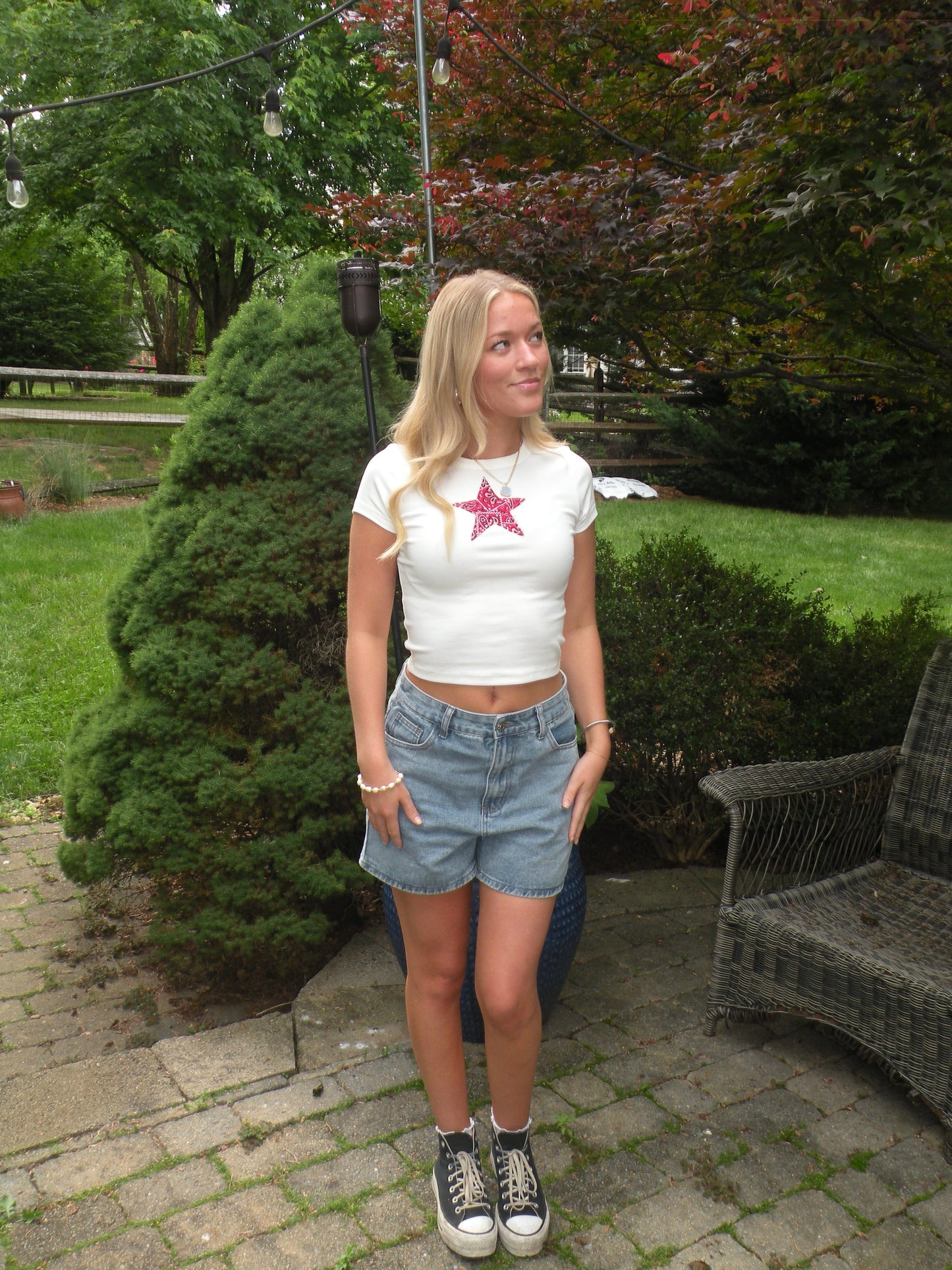 Bandana Star Baby Tee