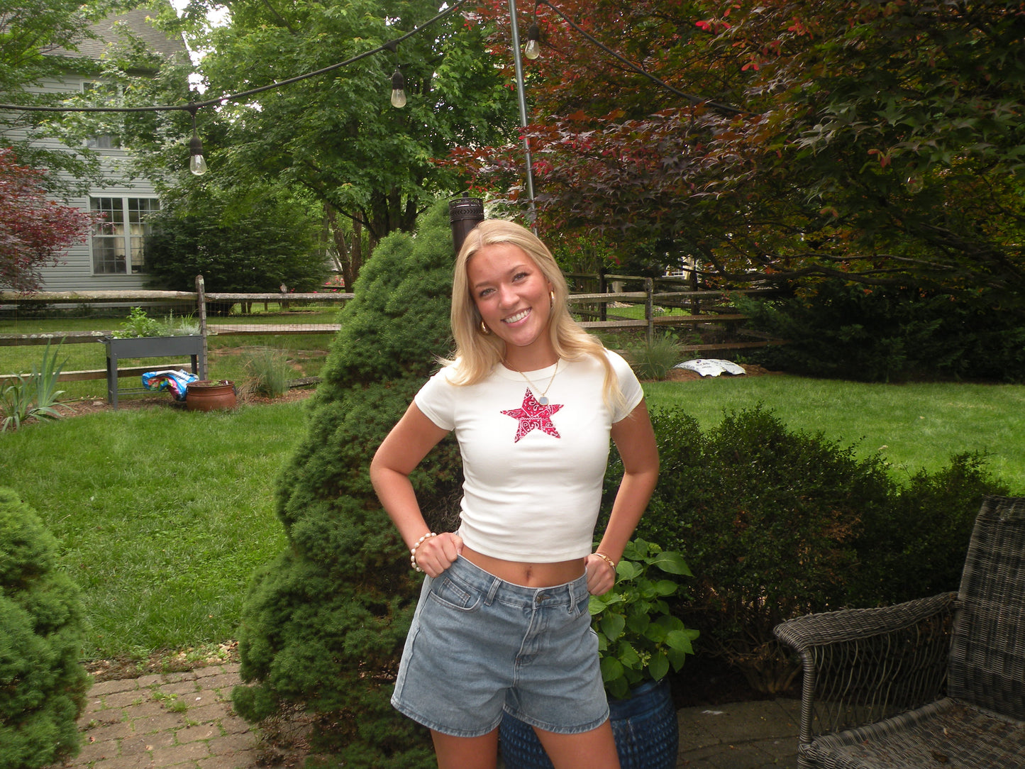 Bandana Star Baby Tee