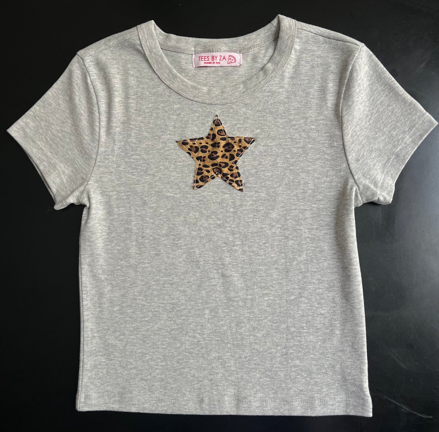 Cheetah Star Baby Tee